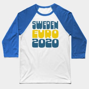 Sweden / Sverige Euro 2020 Soccer Gift Design Baseball T-Shirt